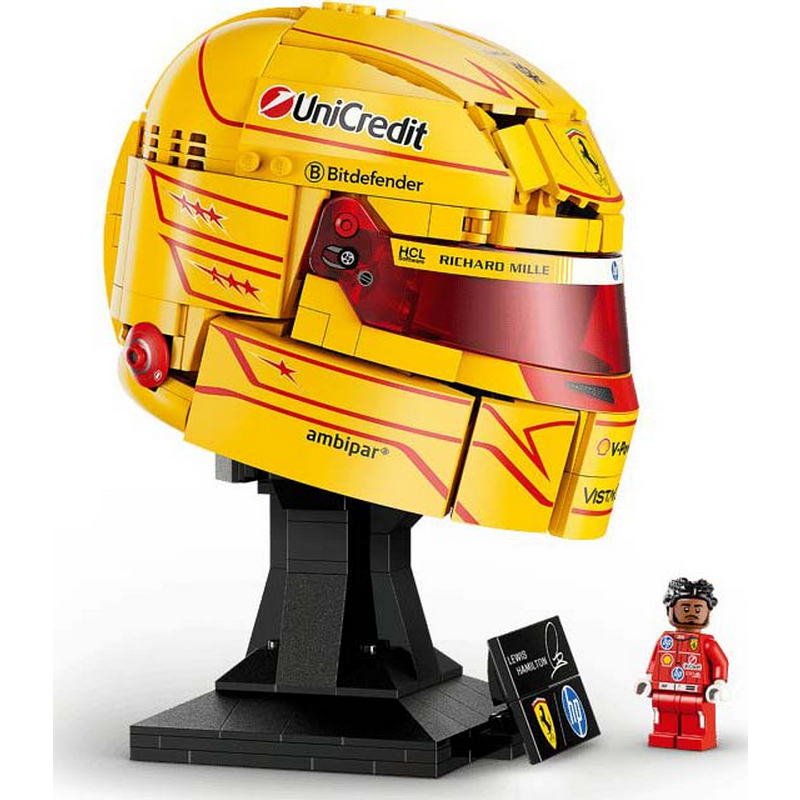 Конструктор LEGO Editions Formula 1 Шлем Льюиса Гамильтона из команды Scuderia Ferrari HP (43022) - фото 5 Конструктор LEGO Editions Formula 1 Шлем Льюиса Гамильтона из команды Scuderia Ferrari HP (43022) - фото 5