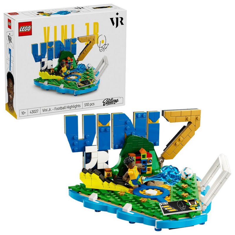 Конструктор LEGO Editions Football Винисиус Жуниор – лучшие моменты футбольных матчей (43027) - фото 1
