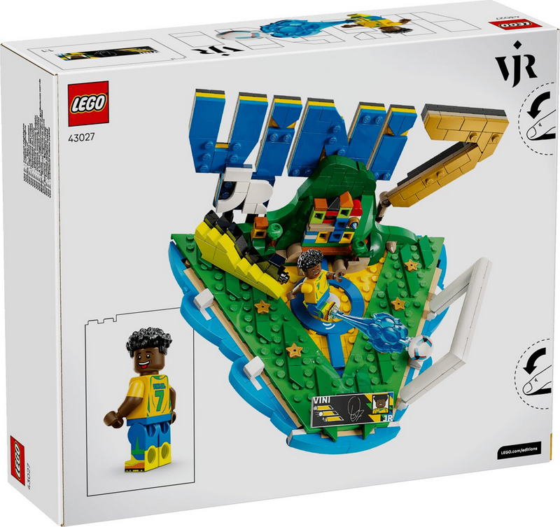 Конструктор LEGO Editions Football Винисиус Жуниор – лучшие моменты футбольных матчей (43027)