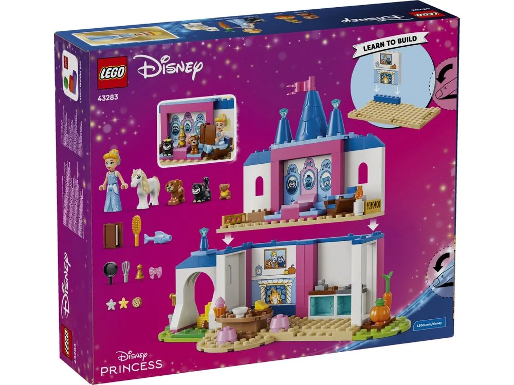 Конструктор LEGO Disney Princess Замок Попелюшки та її друзів-тварин (43283) - фото 2 Конструктор LEGO Disney Princess Замок Попелюшки та її друзів-тварин (43283) - фото 2