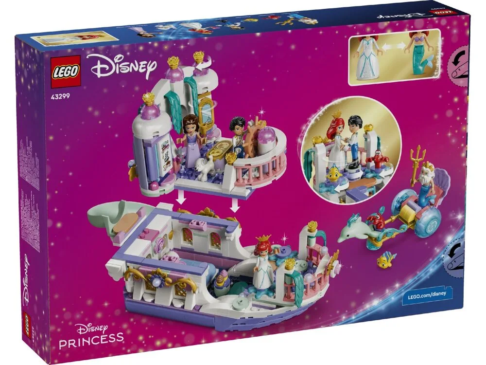 Конструктор LEGO Disney Princess Королевская свадебная лодка Ариэль (43299) - фото 2