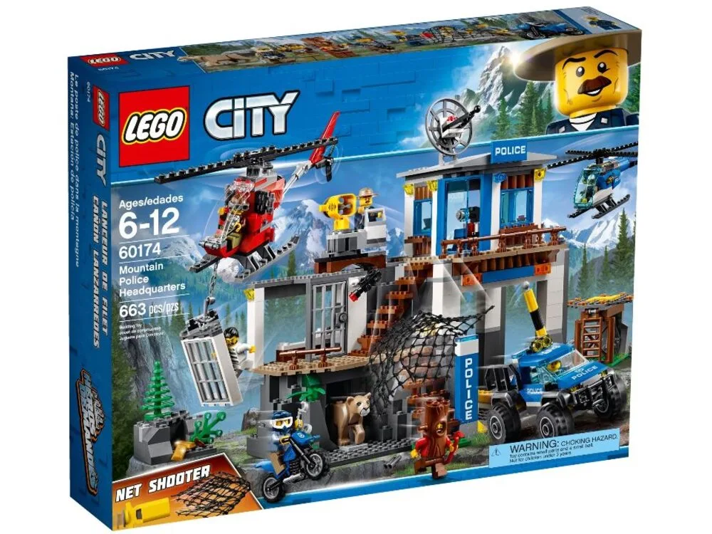 Конструктор LEGO City JMountain Police Headquarters (60174)