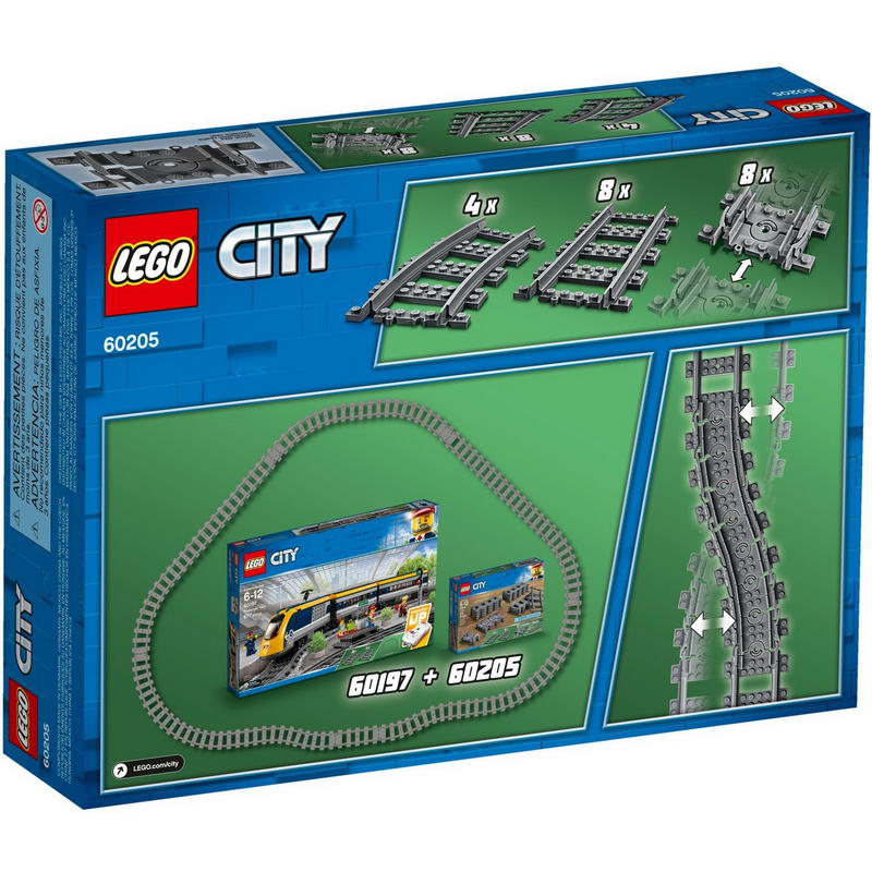 Конструктор Lego City Рейки (60205) - фото 1