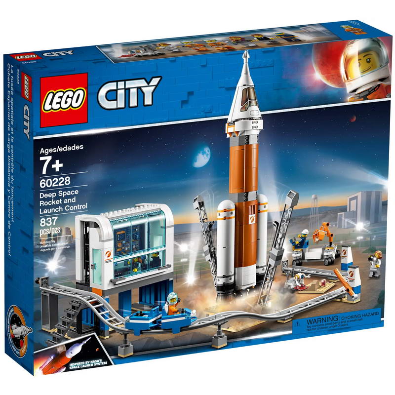 Конструктор Lego City Ракета и пульт управления запуска в космос (60228)