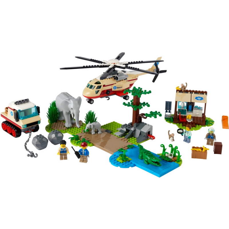Конструктор Lego City Операція з порятунку звірів (60302) - фото 4