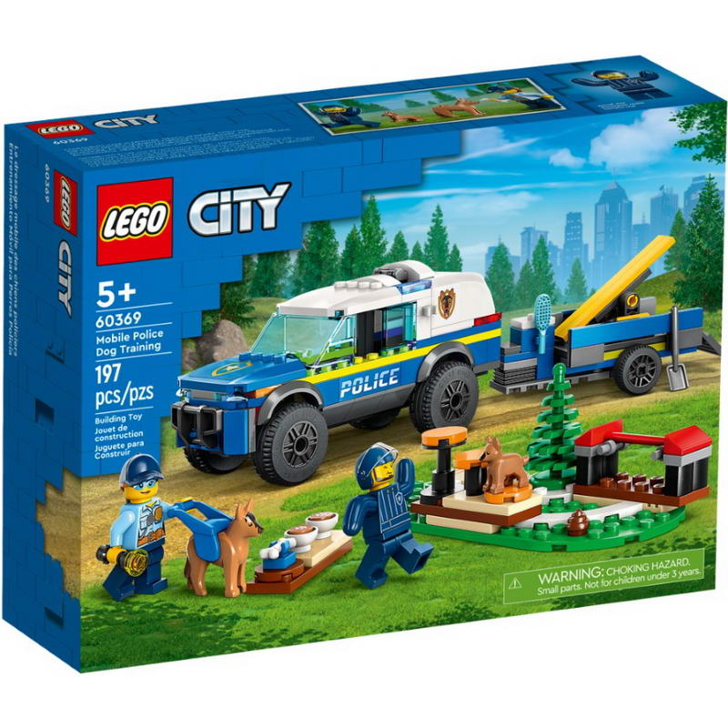 Конструктор Lego City Площадка для дрессировки полицейских собак (60369)