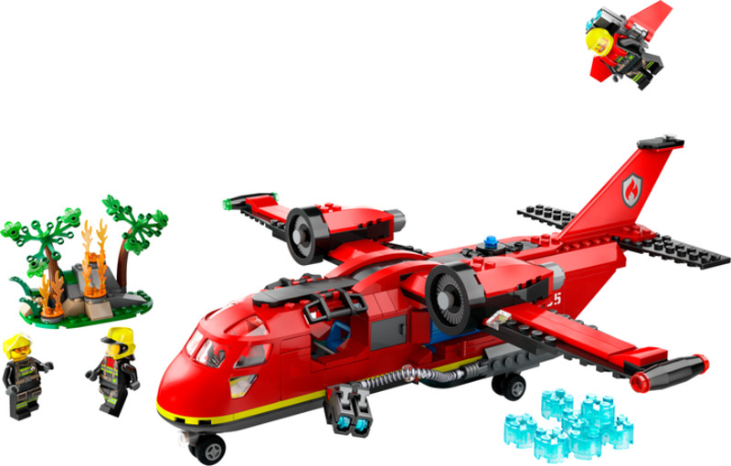 Конструктор Lego City Пожежний рятувальний літак 60413 - фото 1 Конструктор Lego City Пожежний рятувальний літак 60413 - фото 1