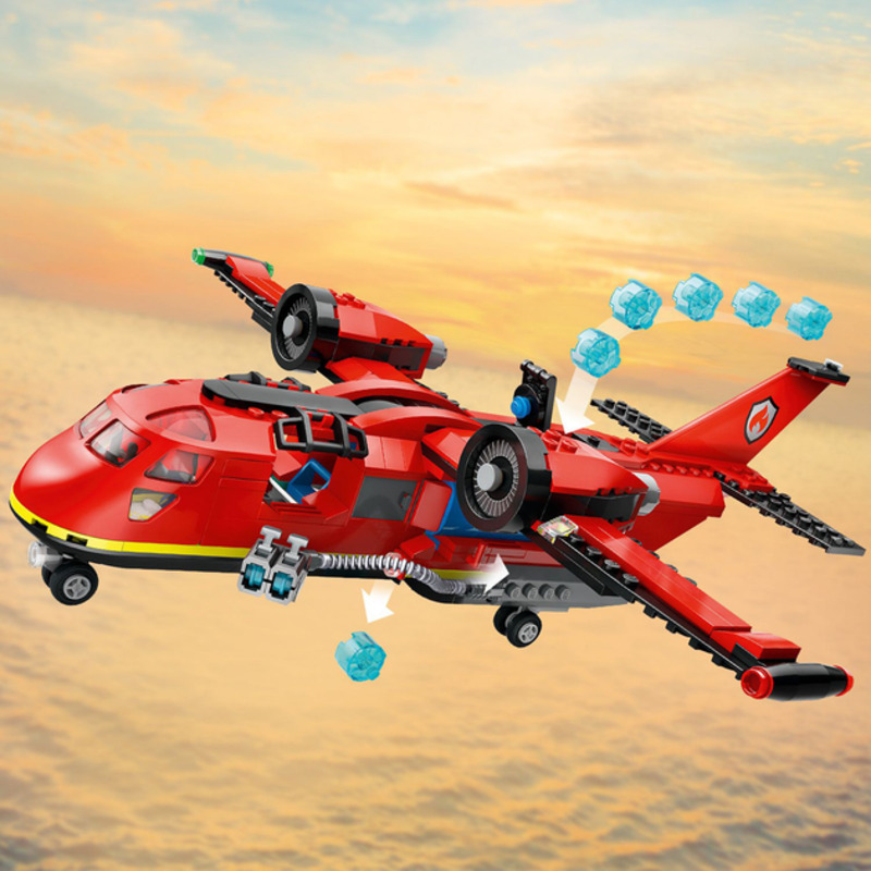 Конструктор Lego City Пожежний рятувальний літак 60413 - фото 7 Конструктор Lego City Пожежний рятувальний літак 60413 - фото 7