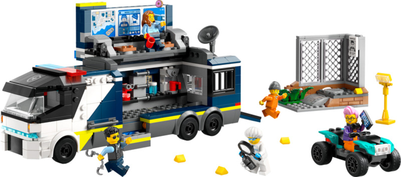 Конструктор Lego City Передвижная полицейская криминалистическая лаборатория 60418 - фото 1 Конструктор Lego City Передвижная полицейская криминалистическая лаборатория 60418 - фото 1