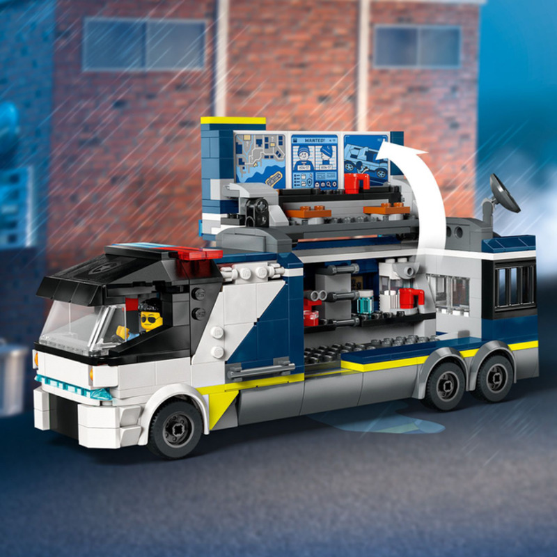 Конструктор Lego City Передвижная полицейская криминалистическая лаборатория 60418 - фото 3 Конструктор Lego City Передвижная полицейская криминалистическая лаборатория 60418 - фото 3