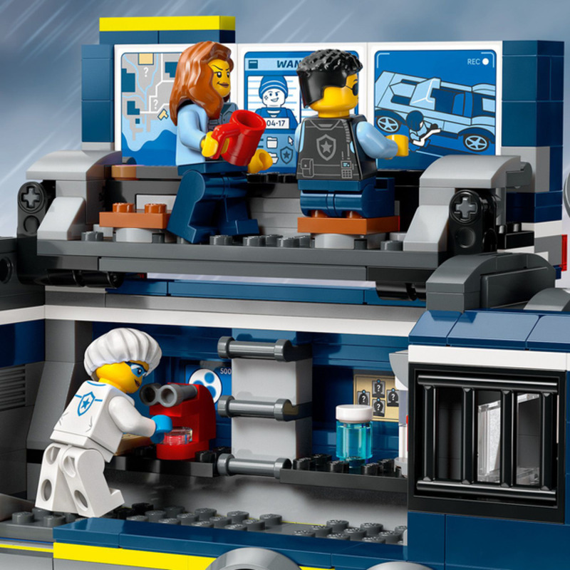 Конструктор Lego City Передвижная полицейская криминалистическая лаборатория 60418 - фото 7 Конструктор Lego City Передвижная полицейская криминалистическая лаборатория 60418 - фото 7