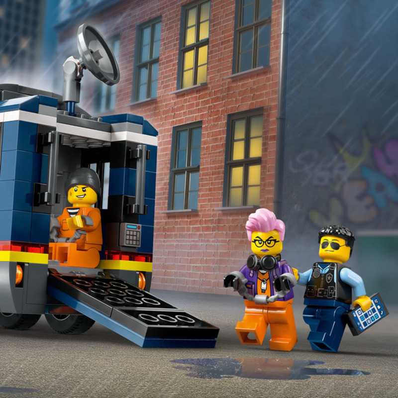 Конструктор Lego City Передвижная полицейская криминалистическая лаборатория 60418 - фото 8 Конструктор Lego City Передвижная полицейская криминалистическая лаборатория 60418 - фото 8