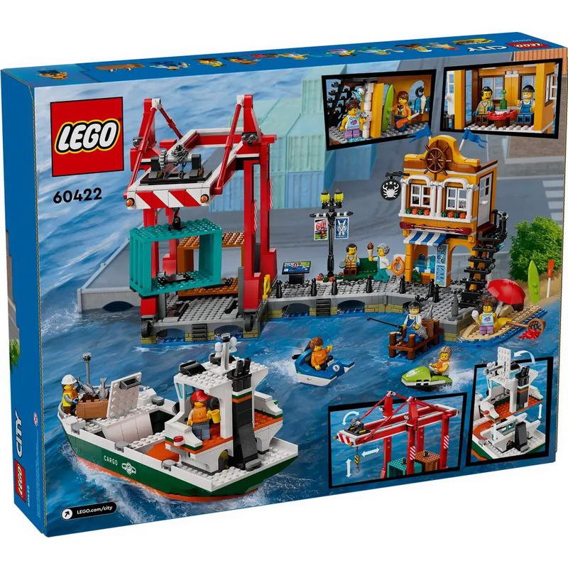 Конструктор Lego City Морська гавань із вантажним судном (60422)