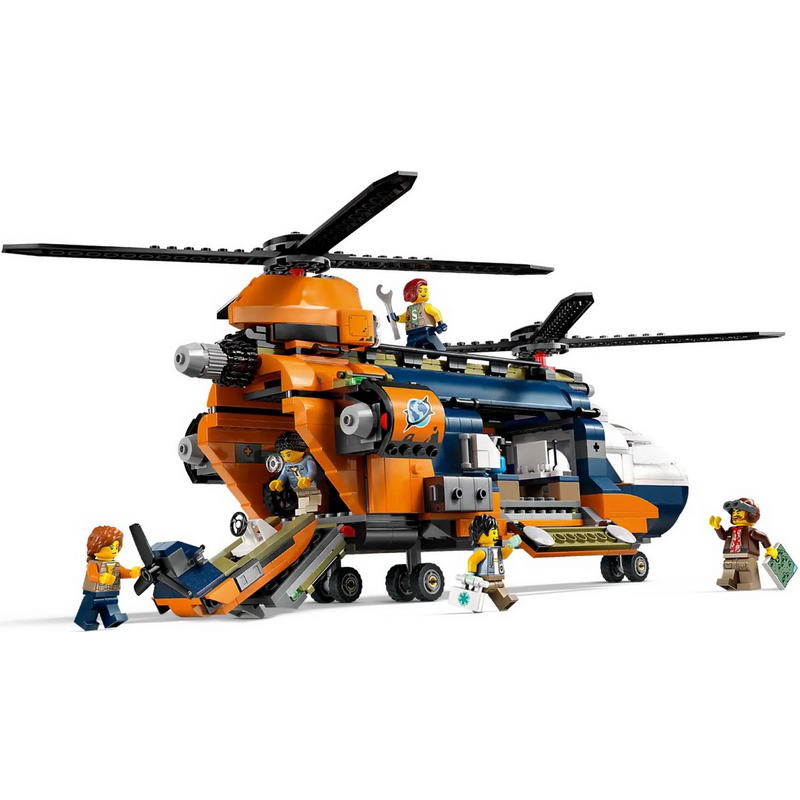 Конструктор Lego City Вертолет в базовом лагере для исследования джунглей (60437) - фото 2 Конструктор Lego City Вертолет в базовом лагере для исследования джунглей (60437) - фото 2