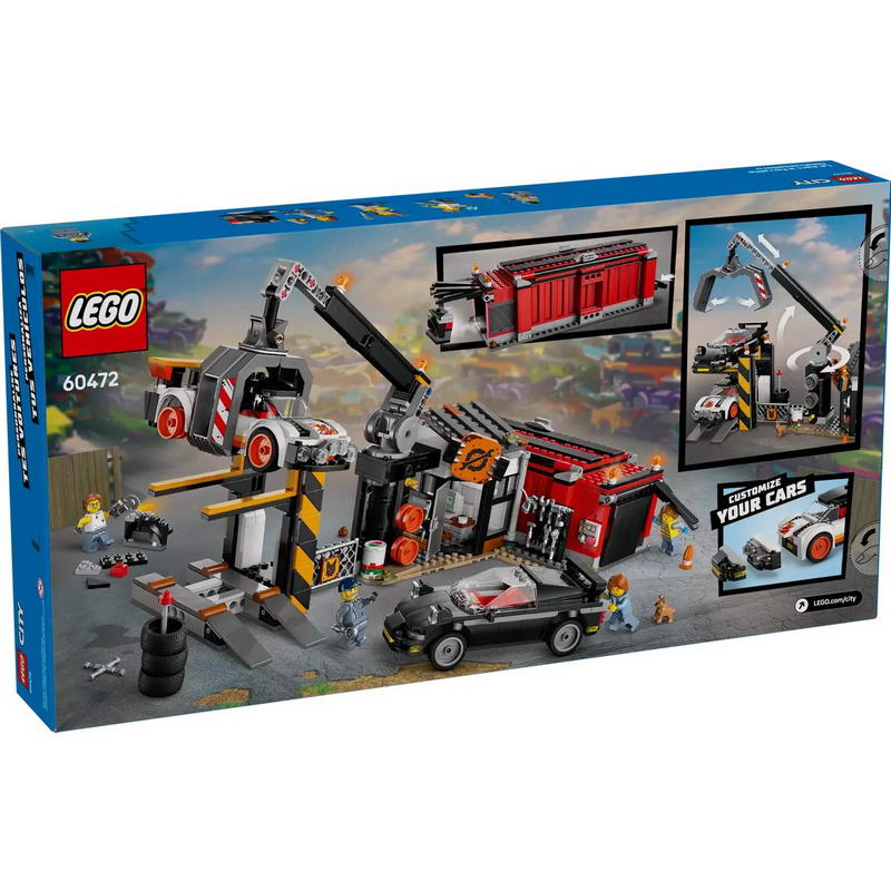 Конструктор Lego City Звалище з автомобілями (60472)