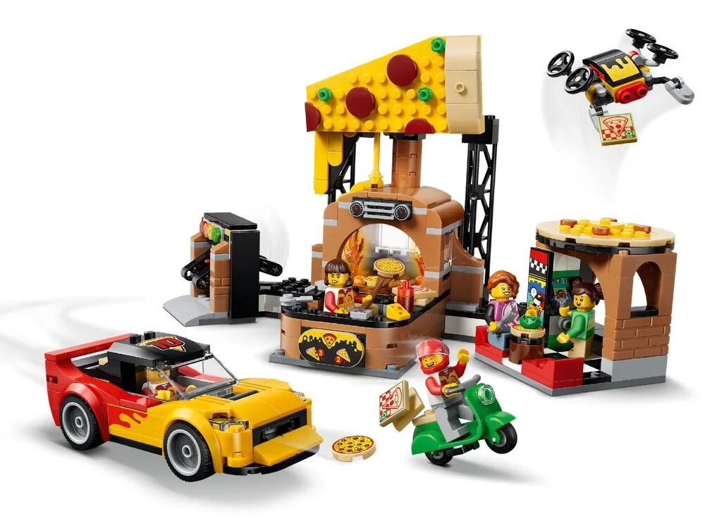 Конструктор LEGO City Доставка пиццы с разными транспортными средствами (60496) - фото 1 Конструктор LEGO City Доставка пиццы с разными транспортными средствами (60496) - фото 1