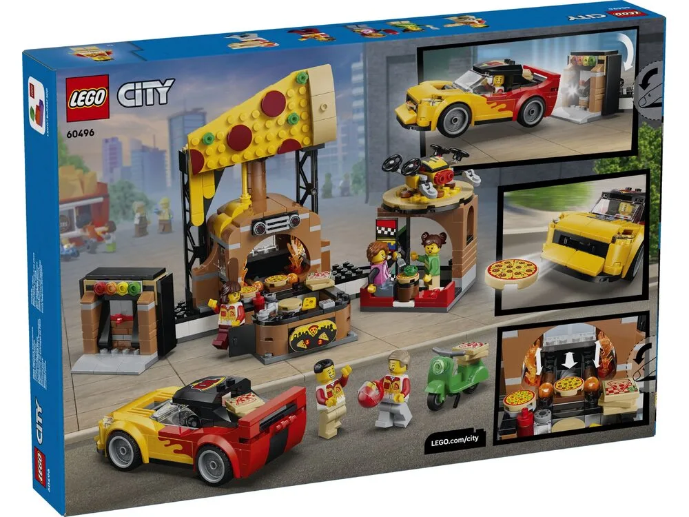 Конструктор LEGO City Доставка пиццы с разными транспортными средствами (60496) - фото 2 Конструктор LEGO City Доставка пиццы с разными транспортными средствами (60496) - фото 2