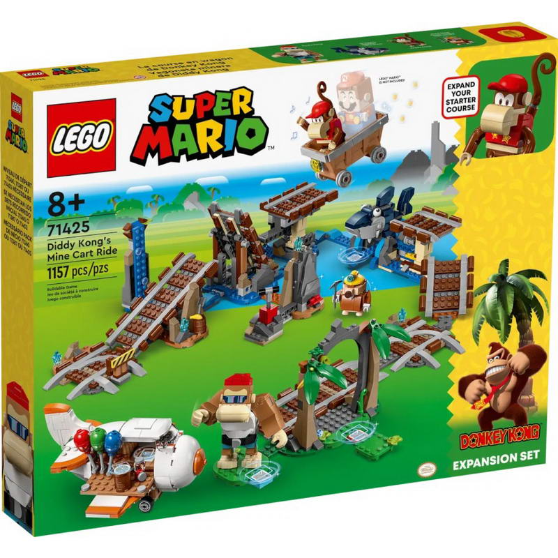 Конструктор Lego Super Mario Поездка в вагонетке Дидди Конга. Дополнительный набор (71425)