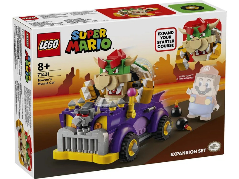 Конструктор Lego Super Mario Мускулкар Боузера. Дополнительный набор (71431)