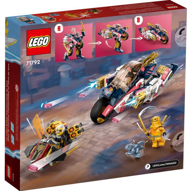 Конструктор Lego Ninjago Перегоновий робобайк-трансформер Сори (71792) - фото 1 Конструктор Lego Ninjago Перегоновий робобайк-трансформер Сори (71792) - фото 1