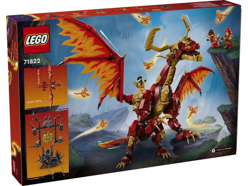 Конструктор Lego Источник Дракона движения (71822) - фото 9