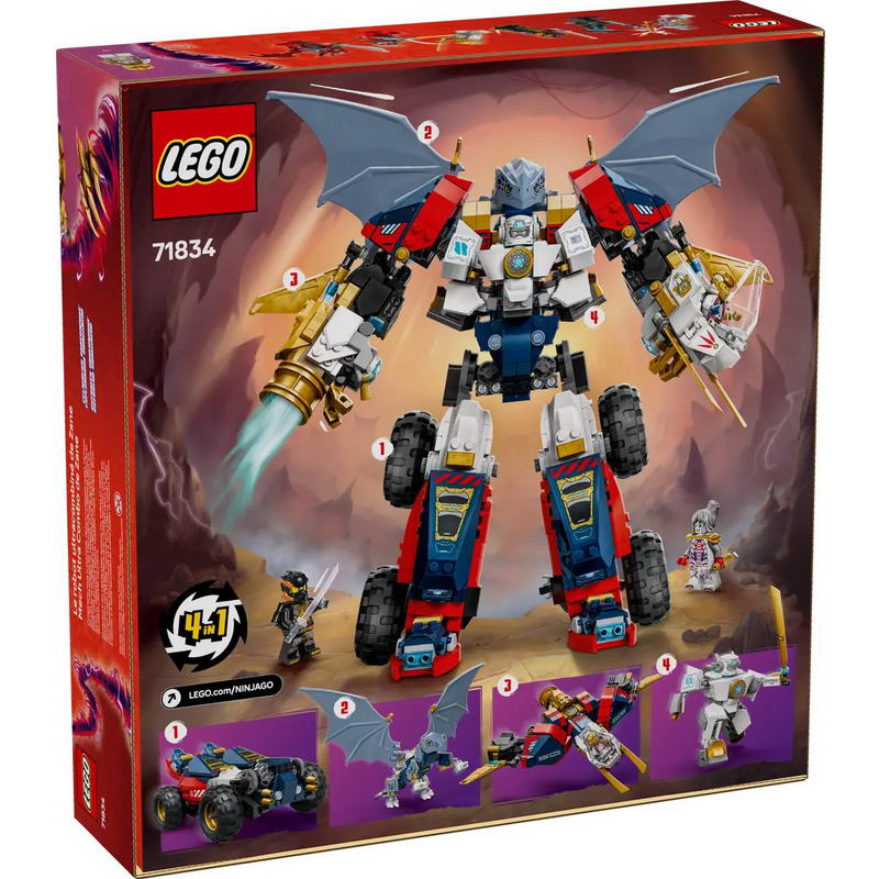 Конструктор Lego Ninjago Ультраоб'єднувальний робот Зейна (71834)