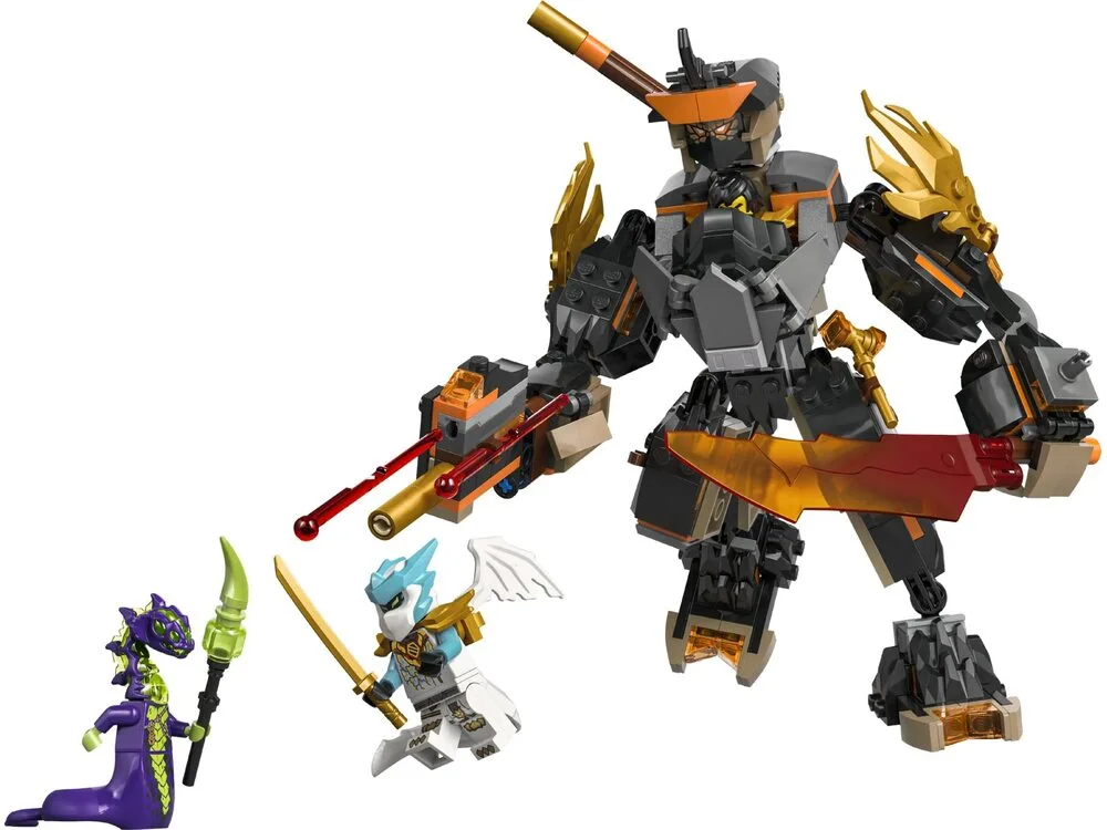 Конструктор LEGO Ninjago Робот Коула для миссии и Дракон Зейн (71854) - фото 1