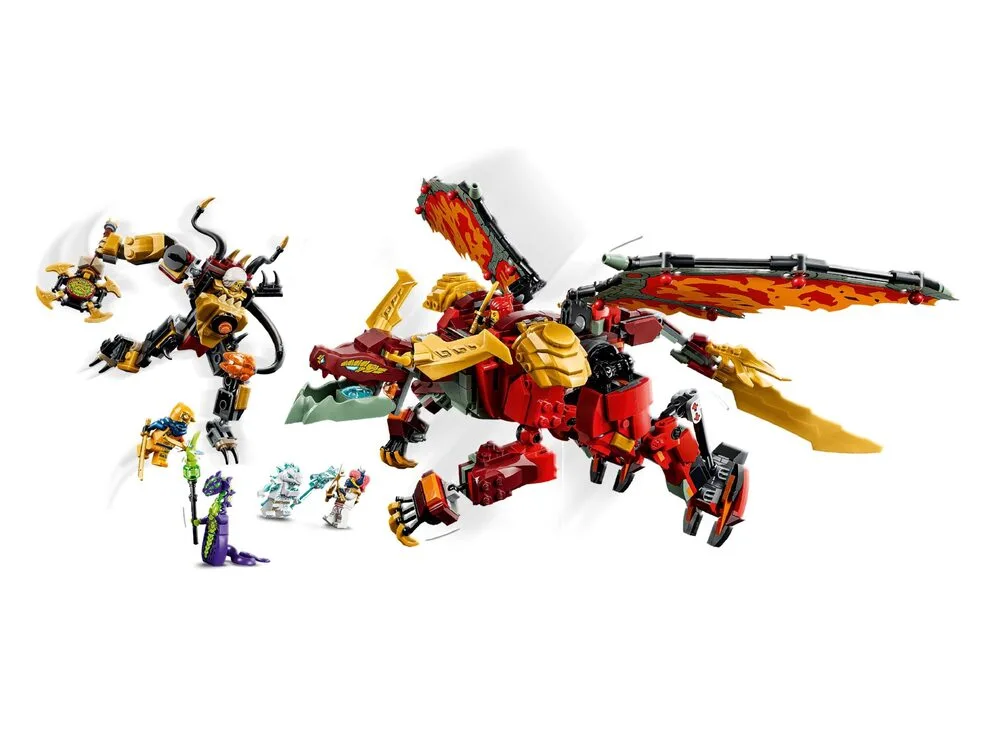 Конструктор LEGO Ninjago Дракон-трансформер Вайлдфаєр (71868) - фото 1