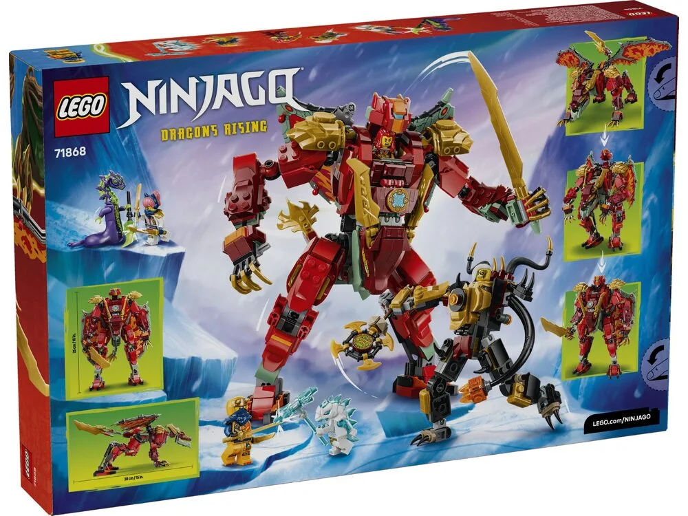 Конструктор LEGO Ninjago Дракон-трансформер Вайлдфаєр (71868) - фото 2