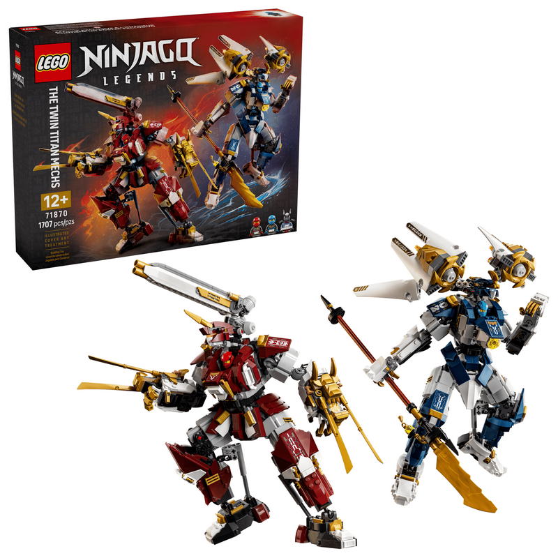 Конструктор LEGO Ninjago Близнюки роботи-Титани (71870) - фото 4