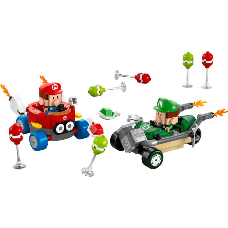 Конструктор Lego Super Mario Mario Kart – Baby Mario vs. Baby Luigi (72034) - фото 6