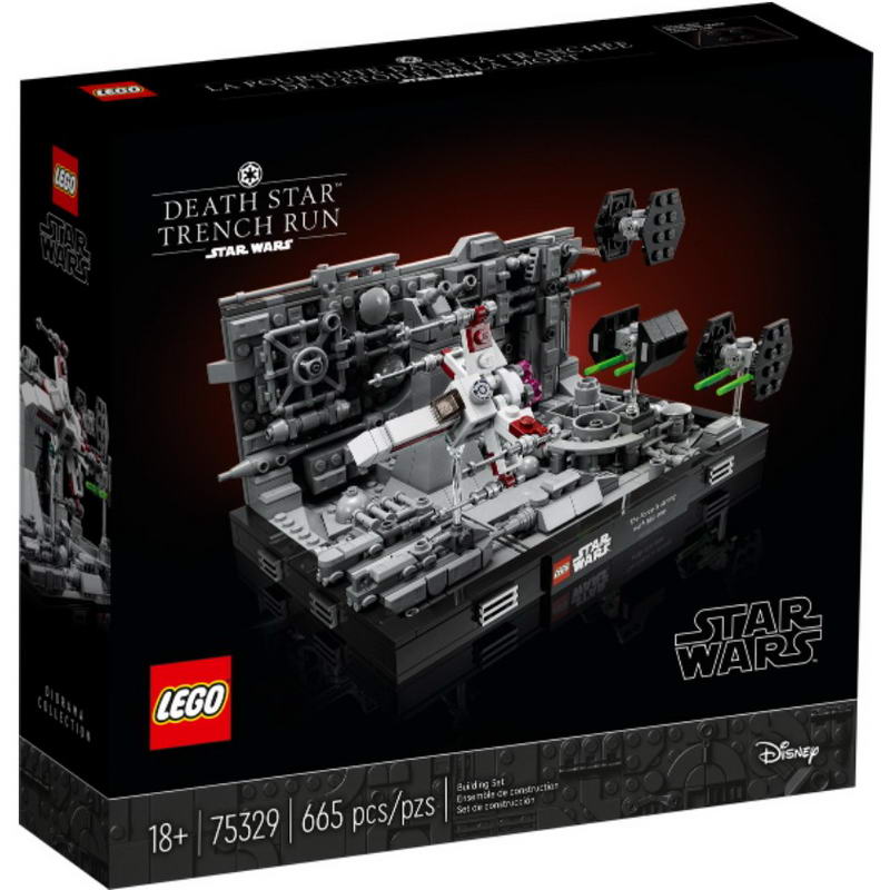 Конструктор Lego Star Wars Диорама «Полет над Звездой Смерти» (75329)