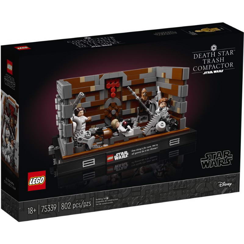 Конструктор Lego Star Wars Діорама «Ущільнювач сміття на Зірці Смерті» (75339)
