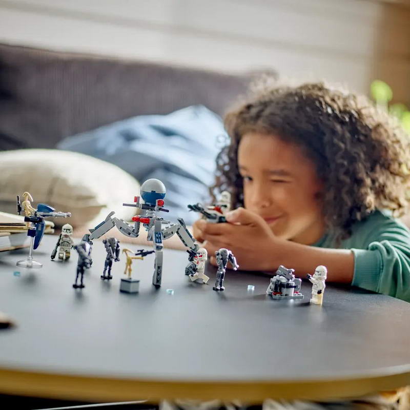 Конструктор Lego Star Wars Клоны-пехотинцы и Боевой дроид. Боевой набор (75372) - фото 3