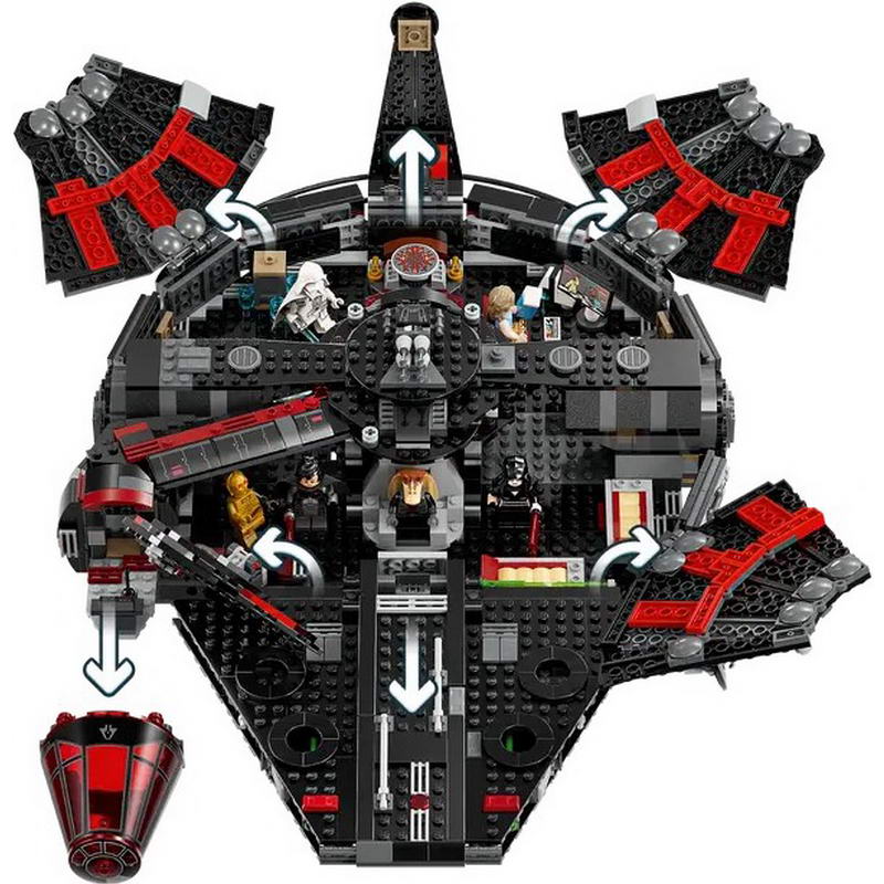 Конструктор Lego Star Wars The Темный сокол (75389) - фото 4