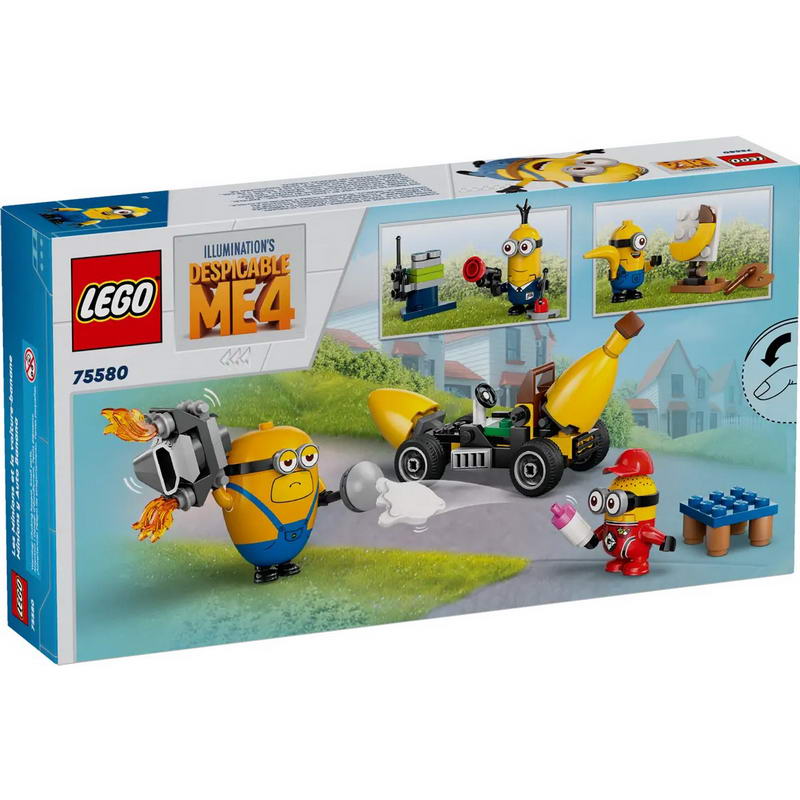 Конструктор Lego Гадкий я 4 Миньоны и банановый автомобиль (75580)