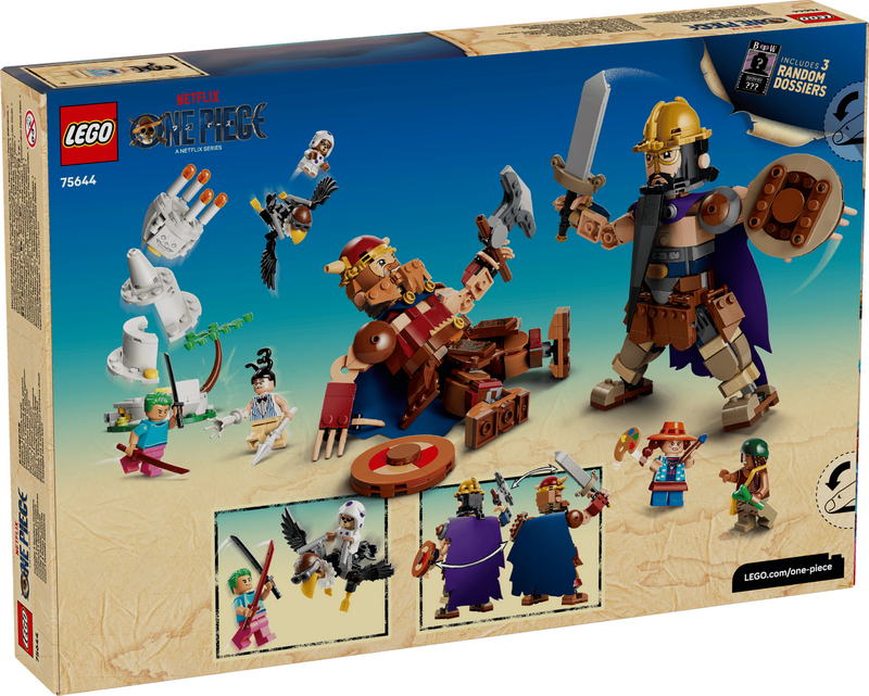 Конструктор Lego One Piece Доррі проти Броґі: гіганти «Малого Саду» (75644)