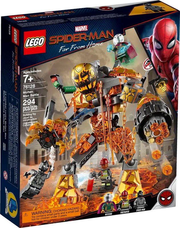 Конструктор LEGO Marvel Сражение с Расплавленным человеком (76128)