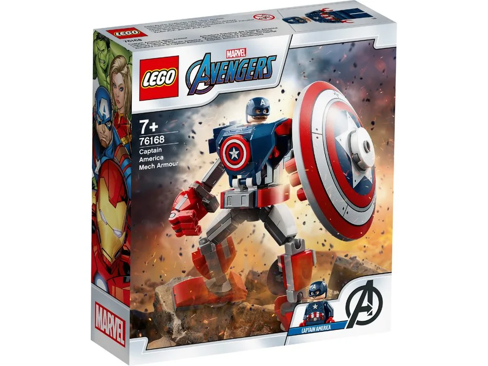 Конструктор Lego Super Heroes Робоброня Капітана Америки (76168)