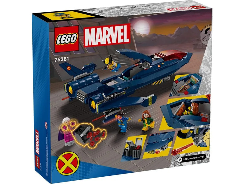 Конструктор Lego Marvel X-Jet Людей Ікс 76281 - фото 9 Конструктор Lego Marvel X-Jet Людей Ікс 76281 - фото 9