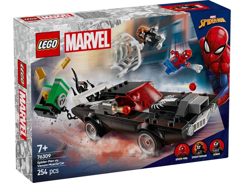 Конструктор Lego Super Heroes Людина-павук проти маслкара Венома (76309)