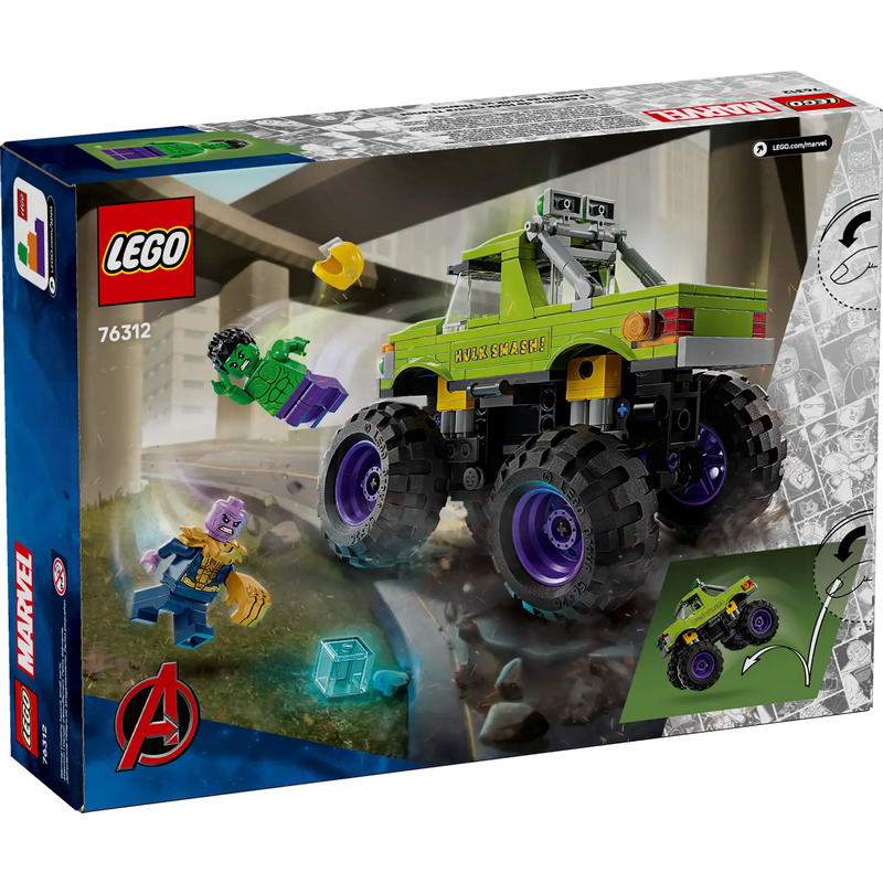 Конструктор Lego Marvel Вантажівка Халка проти Таноса (76312)