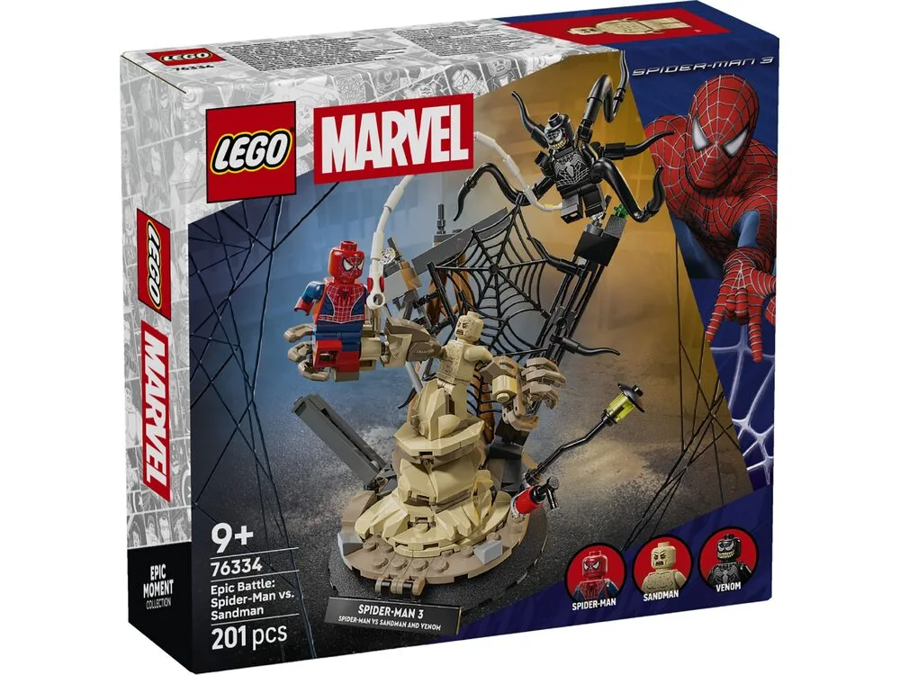 Конструктор LEGO Super Heroes Легендарна битва: Людина-павук vs. Піщана людина (76334)