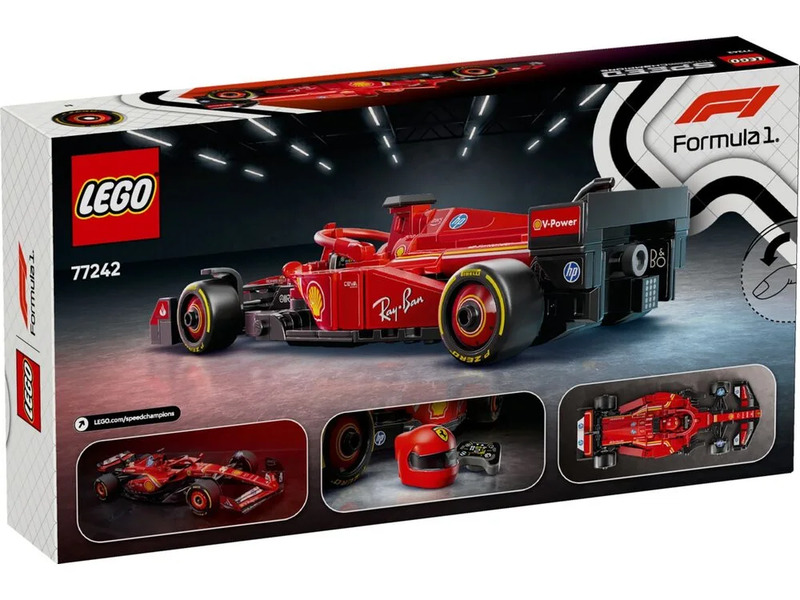 Конструктор Lego Speed Champions Автомобіль для перегонів F1® Ferrari SF-24 (77242) - фото 7 Конструктор Lego Speed Champions Автомобіль для перегонів F1® Ferrari SF-24 (77242) - фото 7
