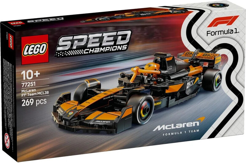 Конструктор Lego Speed Champions Автомобіль для перегонів McLaren F1® Team MCL38 (77251)