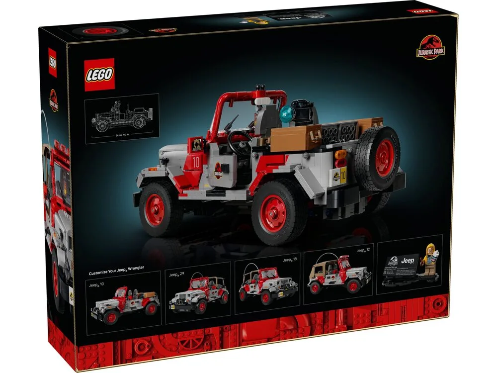 Конструктор Lego Jurassic World Jurassic Park Jeep Wrangler (77984) - фото 2 Конструктор Lego Jurassic World Jurassic Park Jeep Wrangler (77984) - фото 2