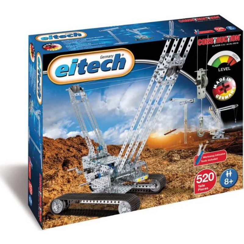 Конструктор Eitech Гусеничный строительный кран (С18)