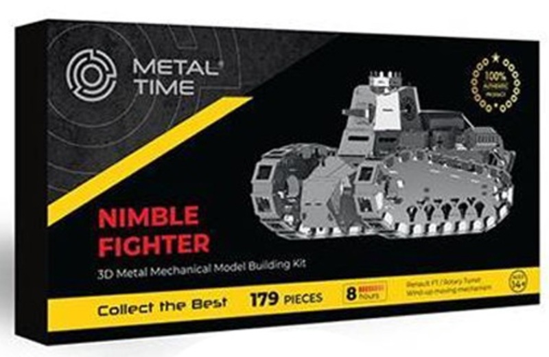 Конструктор Metal Time Nimble Fighter Танк Renault FT-17 механічний (MT010)