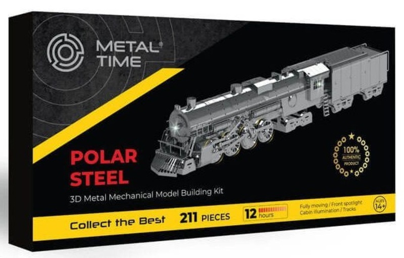 Конструктор Metal Time Polar Steel Полярний експрес механічний (MT052ST)