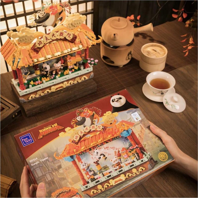 Конструктор Pantasy Kungfu Panda - Кунгфу Театр (86514) - фото 4 Конструктор Pantasy Kungfu Panda - Кунгфу Театр (86514) - фото 4